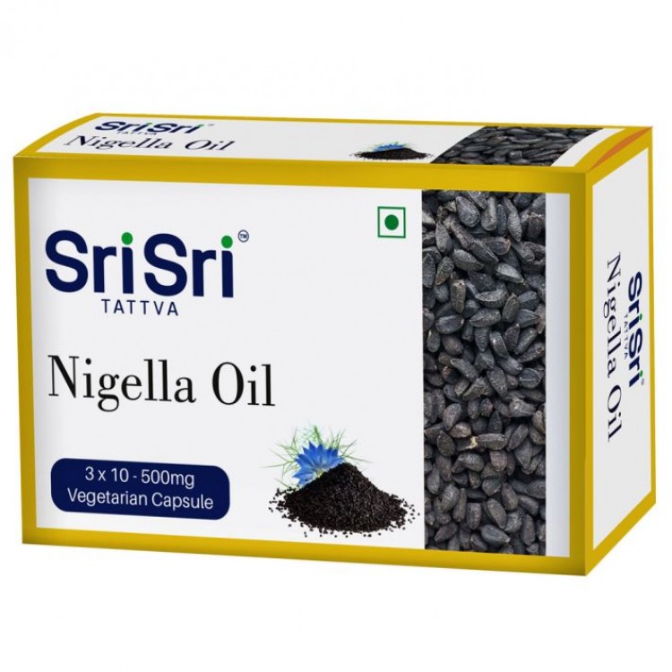 Sri Sri Ayurveda Nigella Veg Oil Capsules 15gm